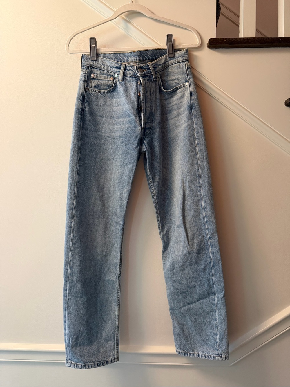 Djerf Avenue Light Blue Men's Straight Jeans